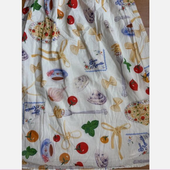 Lisa Says Gah Annie Buon Appetito Maxi Dress Womens M NWT - Picture 4 of 9